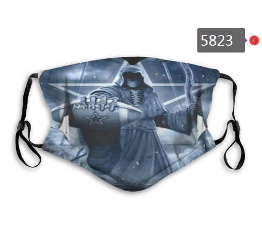 2020 NFL Dallas cowboys #1 Dust mask with filter->nfl dust mask->Sports Accessory